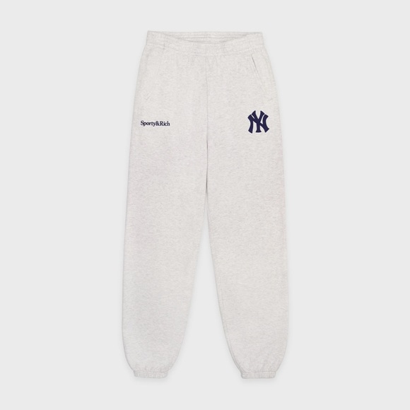 Sporty & Rich Pants - Sporty & Rich Kids Light Gray Joggers